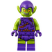 LEGO Groen Goblin met Limoen Skin en Dark Paars Boots Minifiguur