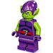 LEGO Green Goblin with Lime Skin and Medium Legs with Dark Blue Stomach Minifigure