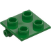 LEGO Green Hinge 2 x 2 Top (6134)