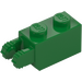 LEGO Green Hinge Brick 1 x 2 Locking with 2 Fingers (Vertical End) (30365 / 54671)