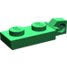 LEGO Grün Scharnier Platte 1 x 2 Verriegeln mit Single Finger auf Ende Vertikale mit unterer Nut (44301)