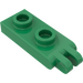 LEGO Vert Charnière assiette 1 x 2 avec 2 Les doigts Goujons creux (4276)