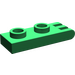 LEGO Vert Charnière assiette 1 x 2 avec 3 Les doigts et goujons creux (4275)