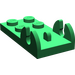 LEGO Green Hinge Plate 2 x 4 - Female (3597)