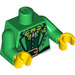 LEGO Groen Leprechaun Torso (973 / 88585)