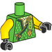 LEGO Green Lloyd with Shoulder Armor Minifig Torso (973)