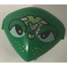 LEGO Green Martian Space Head with Lime and Silver Head Device (30529)