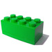 LEGO Green Mini 2x4 Storage Brick (4012)