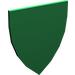 LEGO Green Minifig Shield Triangular (3846)