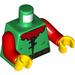 LEGO Groen Minifig Torso (973 / 76382)