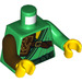 LEGO Green Minifig Torso (973 / 76382)