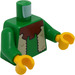 LEGO Green Minifig Torso Goatherd (973)