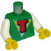 LEGO Green Minifig Torso with Time Cruisers Logo (973)
