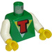 LEGO Groen Minifiguur Torso met Time Cruisers logo (973 / 73403)