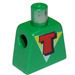 LEGO Groen Minifiguur Torso zonder armen met Decoratie (973)