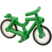 LEGO Green Minifigure Bicycle with Wheels and Tires