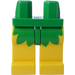 LEGO Green Minifigure Hips and Legs with Green Leaf Skirt (3815 / 81615)