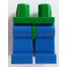 LEGO Groen Minifigure Heupen met Blauw Poten (73200 / 88584)