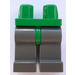 LEGO Green Minifigure Hips with Dark Gray Legs (3815)