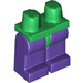 LEGO Grün Minifigure Hüften mit Dark Purple Beine (73200 / 88584)