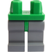 LEGO Groen Minifigure Heupen met Dark Stone Grijs Poten (73200 / 88584)