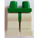 LEGO Groen Minifiguur Heupen met Wit Poten (73200 / 88584)