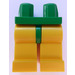 LEGO Grün Minifigure Hüften mit Gelb Beine (73200 / 88584)