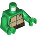 LEGO Green Minifigure Torso Teenage Mutant Ninja Turtle (973 / 76382)