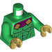 LEGO Groen Mysterio Minifiguur Torso (973 / 76382)