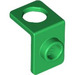 LEGO Green Neck Bracket with Stud with Thinner Back Wall (42446)