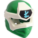 LEGO Green Ninjago Wrap with White Mask with Lloyd Ninjago Logogram