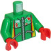 LEGO Verde Octan Team 96 City Busto (973)