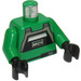 LEGO Green Pilot&#039;s Jumpsuit Torso with Black Chest Panel (73403 / 76382)