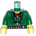 LEGO Groen Pippin Reed Torso met Green Armen en Geel Handen (973)