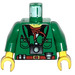 LEGO Grün Pippin Reed Torso mit Grün Arme und Gelb Hände (973 / 73403)