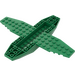 LEGO Groen Vliegtuig Onderzijde 18 x 16 x 1 x 1 1/3 (35106)