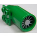 LEGO Green Plane Jet Engine with Medium Stone Gray Center