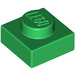 LEGO Groen Plaat 1 x 1 (3024)