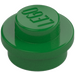 LEGO Verde Placa 1 x 1 Circular (6141 / 30057)