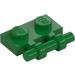 LEGO Green Plate 1 x 2 with Handle (Open Ends) (2540)