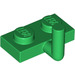 LEGO Groen Plaat 1 x 2 met Haak (5 mm horizontale arm) (43876 / 88072)