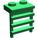 LEGO Vert assiette 1 x 2 avec Échelle (4175 / 31593)