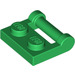 LEGO Green Plate 1 x 2 with Side Bar Handle (48336)