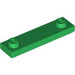 LEGO Green Plate 1 x 4 with Two Studs with Groove (41740)