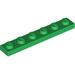 LEGO Vert assiette 1 x 6 (3666)
