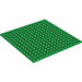 LEGO Green Plate 16 x 16 with Underside Ribs (91405)