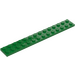 LEGO Green Plate 2 x 14 (91988)