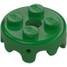 LEGO Green Plate 2 x 2 Round Cake Frosting (65700)