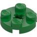 LEGO Vert assiette 2 x 2 Rond avec Trou d&#039;essieu (avec trou d&#039;axe en &#039;+&#039;) (4032)