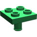 LEGO Grün Platte 2 x 2 mit Unterseite Stift (Keine Löcher) (2476 / 48241)